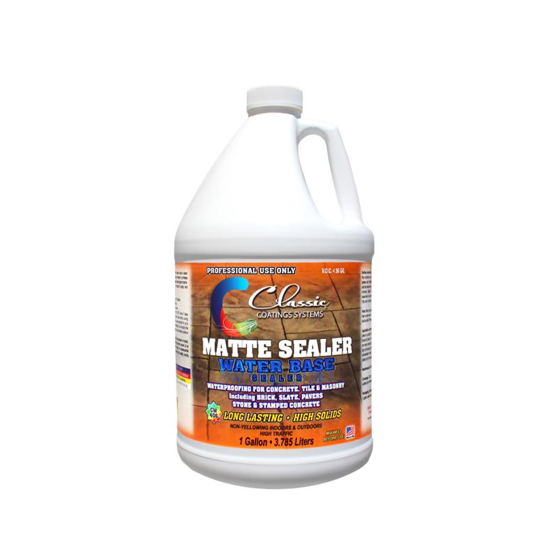 Classic Matte Sealer - Premium Water-Based Acrylic Sealer - 1 Gallon Classic Coatings Systems
