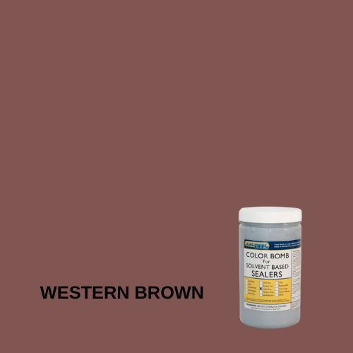 Color Bomb Color Additive for Sealer EZChem Inc Western Brown
