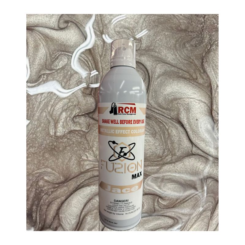 RCM Fuzion Spray Mica-Infused Metallic Spray Resin Color Management Fuzion Mica Spray Jace 8 oz