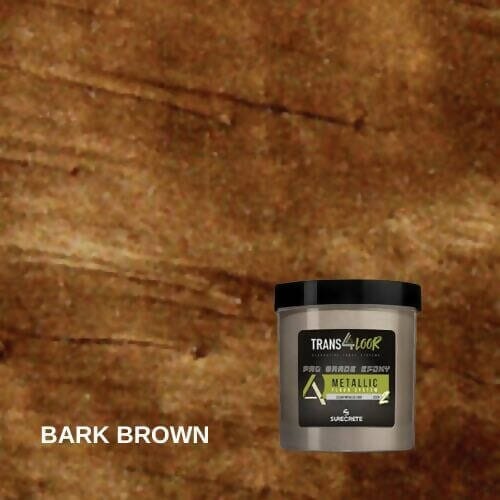 Trans4loor Metallic Pigments - 10 oz Surecrete Bark Brown