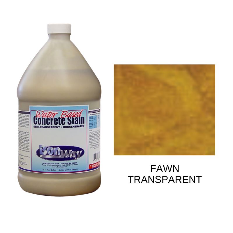 Bon Concrete Stain (Concentrate) Supplies Bon Tool Fawn - Transparent 1 Gallon
