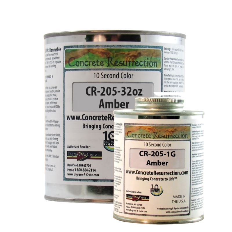 Ten Second Color - Acetone Dye - Concentrate Engrave-A-Crete