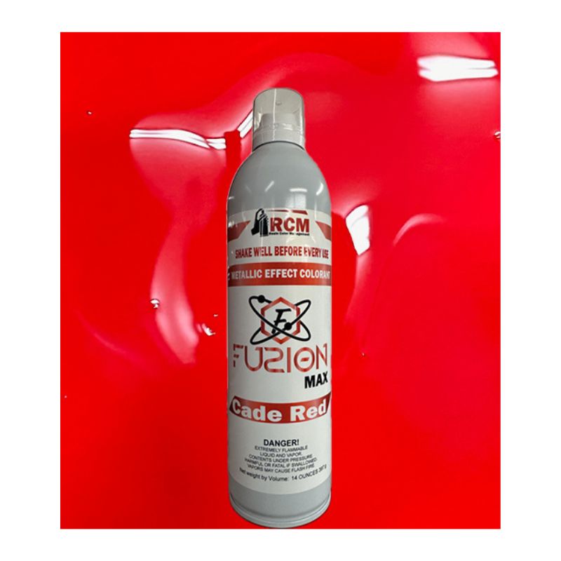 RCM Fuzion Spray Mica-Infused Metallic Spray Resin Color Management Fuzion Mica Spray Cade Red 8 oz