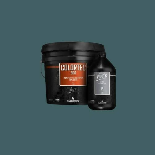 ColorTec 500 Pigmented Concrete Floor Epoxy Surecrete Blue Fog