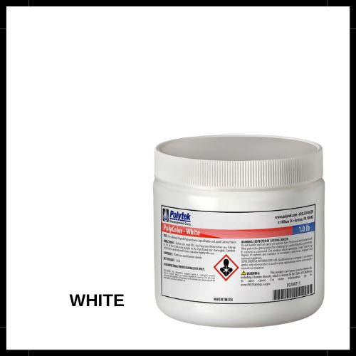 PolyColor Dyes Polytek Development Corp 1-lb Unit White