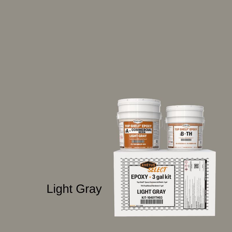 Kretus Select Epoxy - 3 Gallon Kit Kretus Light Gray
