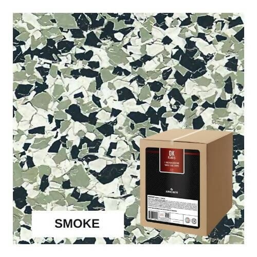DK Flakes Epoxy Floor Flakes - 25 lb - 1/4" Flake Surecrete SMOKE