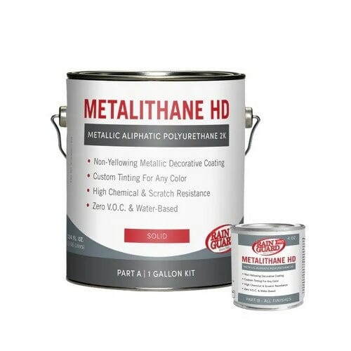 Metalithane HD - Two-component Aliphatic Urethane Rainguard Pro 1 Gallon Kit Solid