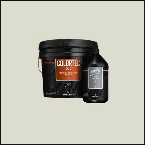 ColorTec 500 Pigmented Concrete Floor Epoxy Surecrete Natural White