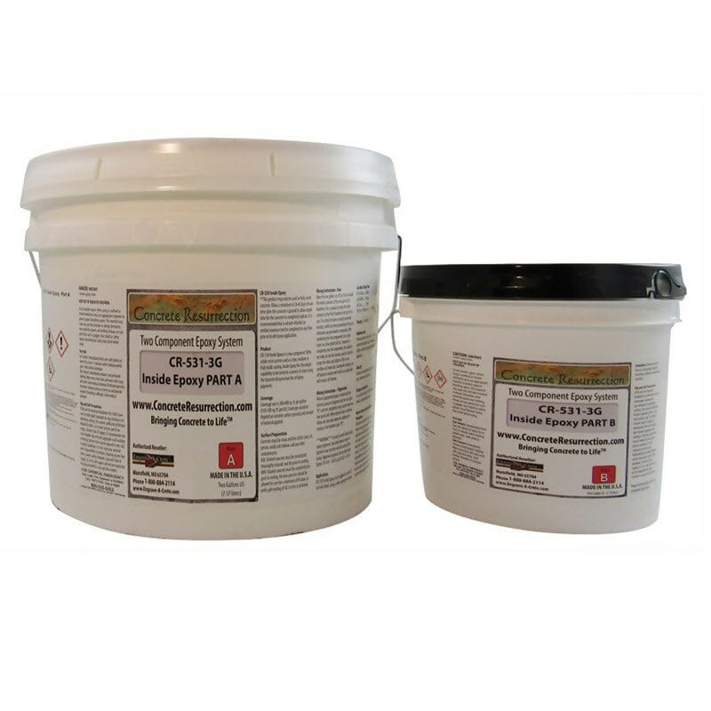 CR-531 Inside Epoxy - Interior Floor Coating Engrave-A-Crete 3 Gallon Kit