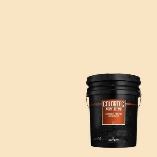Colortec Acrylic WB pigmented Water Based Outdoor Acrylic Sealer Surecrete 1 Gallon Ivory