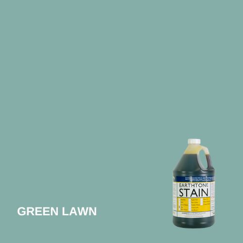 Earthtone Concrete Acid Stain EZChem Inc Green Lawn 1 Gallon