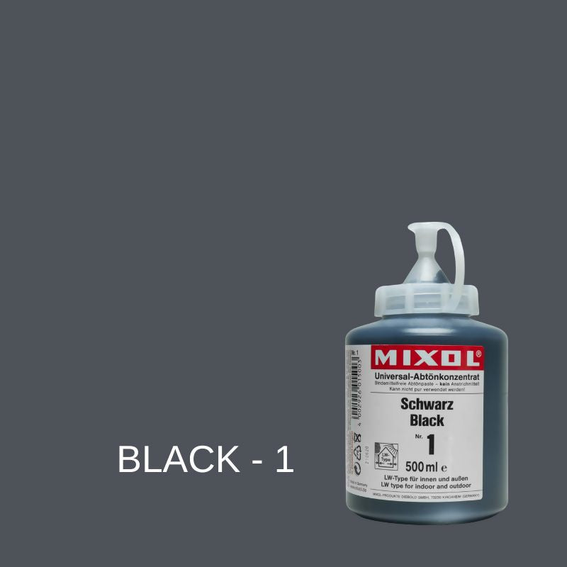 Mixol Universal Tints - 500ml Mixol 500ml Black