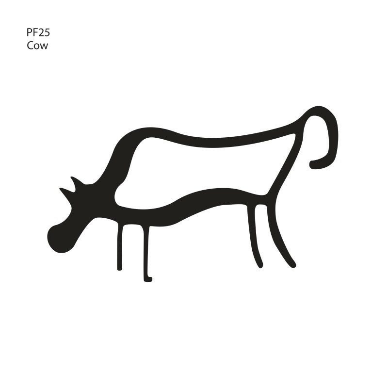 PF25 Cow - Flattoo Stencil