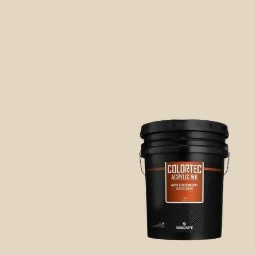 Colortec Acrylic WB pigmented Water Based Outdoor Acrylic Sealer Surecrete 1 Gallon Antique White