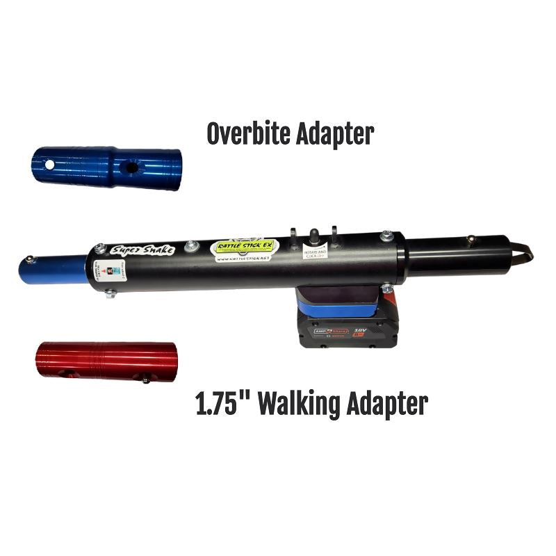 Rattle Stick EX - Concrete Vibrator - Sidewinder Package Rattle Stick Concrete Tools Billet Aluminum Dock / Bosch Super Snake (Standard Power)