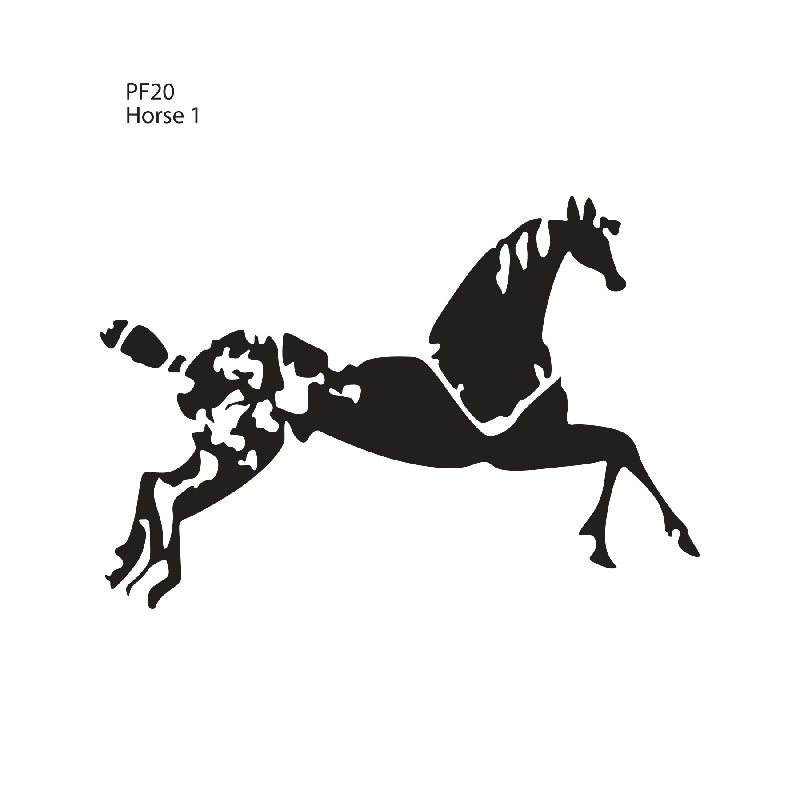 PF20 Horse 1 - Flattoo Stencil