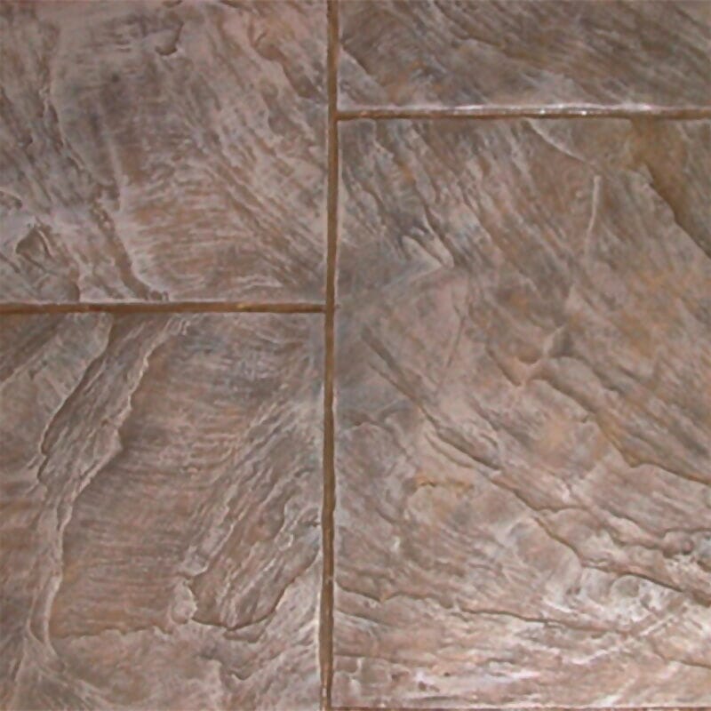 Pathway Slate Rock 'N Roller Imprint Stamp - 12" Marshalltown USA