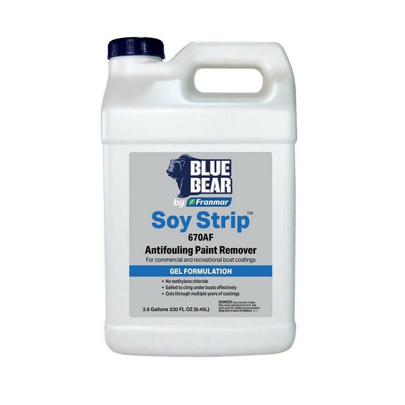 670AF Anti-Fouling Paint Remover - SoyStrip Franmar Inc 2.5 Gallon