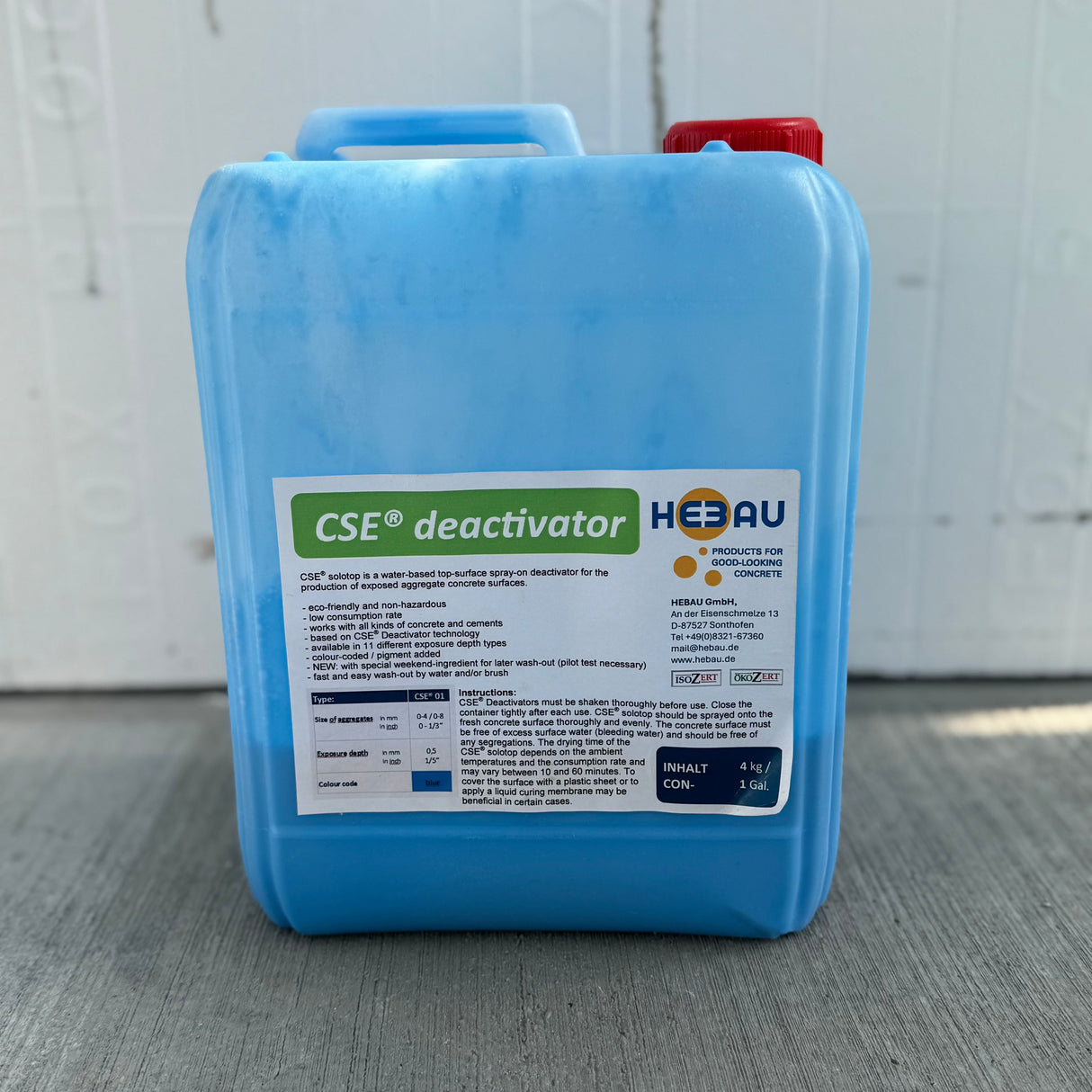 Hebau CSE Deactivator Concrete Decor Store