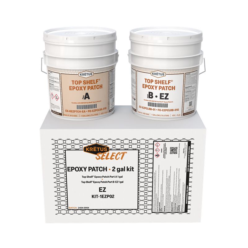 Kretus Top Shelf Epoxy EZ Patch - 2 Gallon Kit Kretus