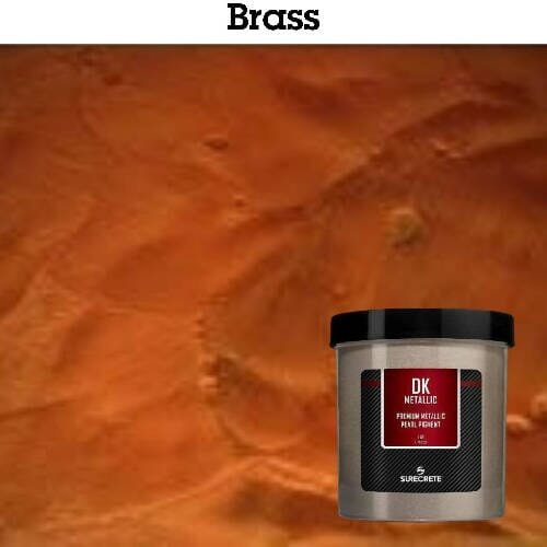 DK Metallic Additive for Clear Epoxy - 16 oz Surecrete BRASS 16 oz