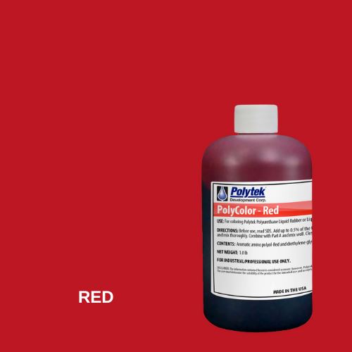 PolyColor Dyes Polytek Development Corp 1-lb Unit Red