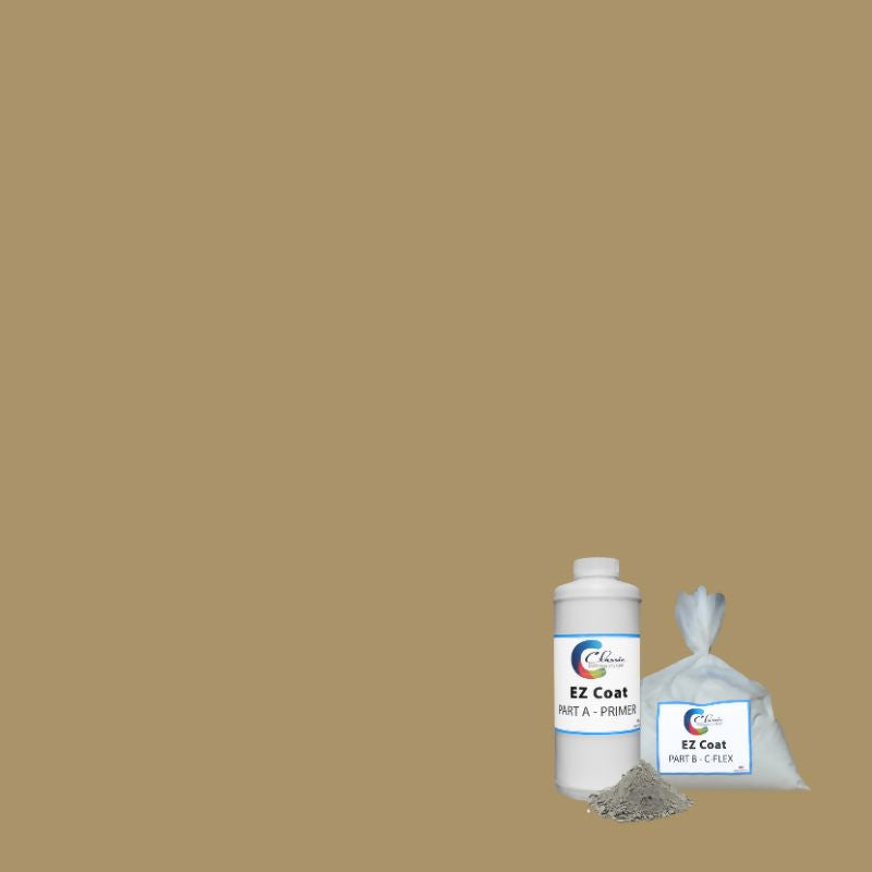 Classic EZ Coat Flexible Cementitious Concrete Overlay Kit Classic Coatings Systems Natural Gray Wet Sand