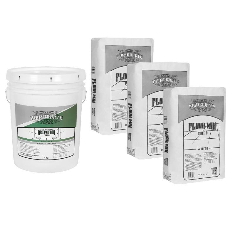 FirmeCrete Floor Coating Kit FirmeCrete Floor & Wall Coatings White