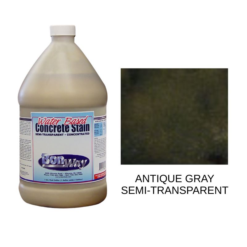Bon Concrete Stain (Concentrate) Supplies Bon Tool Antique Grey - Semi-Transparent 1 Gallon