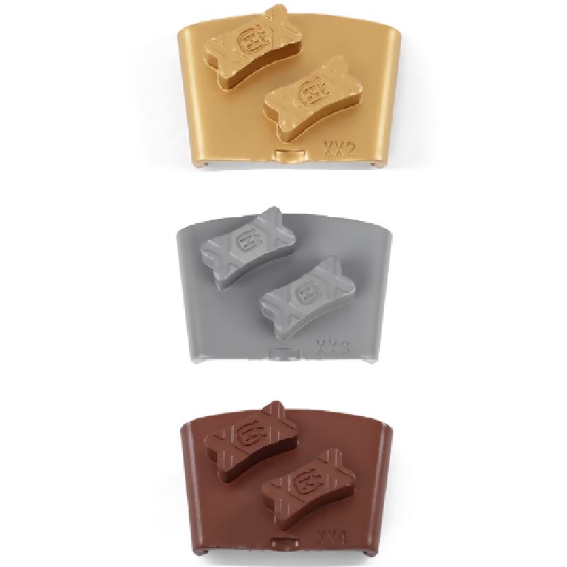 Husqvarna Elite Grind EZ Sharxx - Diamond Tooling for Extremely Hard Concrete - 3-Pack BDC Equipment & Rental