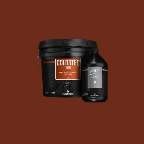 ColorTec 500 Pigmented Concrete Floor Epoxy Surecrete Old Brick