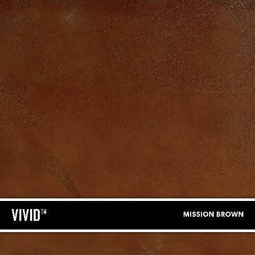 Concrete Acid Stain - Vivid Stain (Formerly SureStain) - 1 Gallon Surecrete Mission Brown 1 gallon