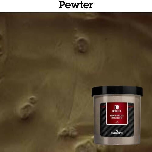 DK Metallic Additive for Clear Epoxy - 16 oz Surecrete PEWTER 16 oz