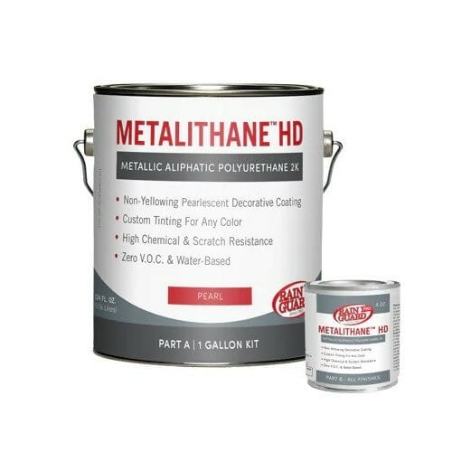 Metalithane HD - Two-component Aliphatic Urethane Rainguard Pro 1 Gallon Kit Pearl