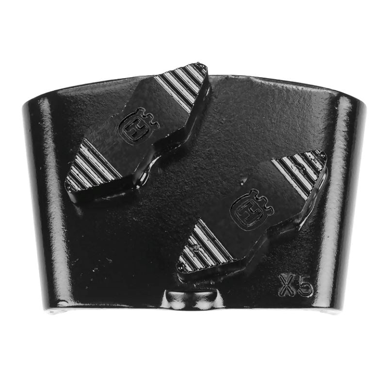 Husqvarna Elite Grind EZ X Series - Diamond Tooling for Extra-Hard Concrete - 3-Pack BDC Equipment & Rental X Black - 100 grit Double Segment