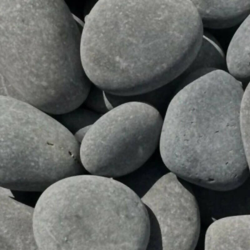 South American Black Beach Pebbles - 40lb Consolidated Aggregates