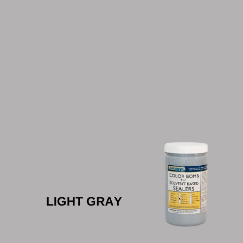 Color Bomb Color Additive for Sealer EZChem Inc Light Gray