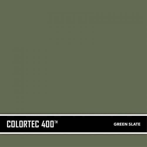 ColorTec 400 Pigmented Solvent-Based Polyurethane Surecrete 1 Gallon Kit Green Slate