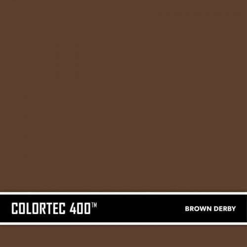 ColorTec 400 Pigmented Solvent-Based Polyurethane Surecrete 1 Gallon Kit Brown Derby