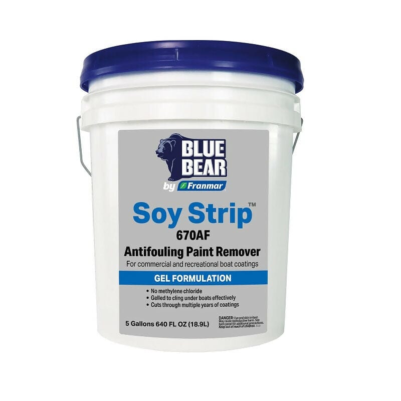 670AF Anti-Fouling Paint Remover - SoyStrip Franmar Inc 5 Gallon