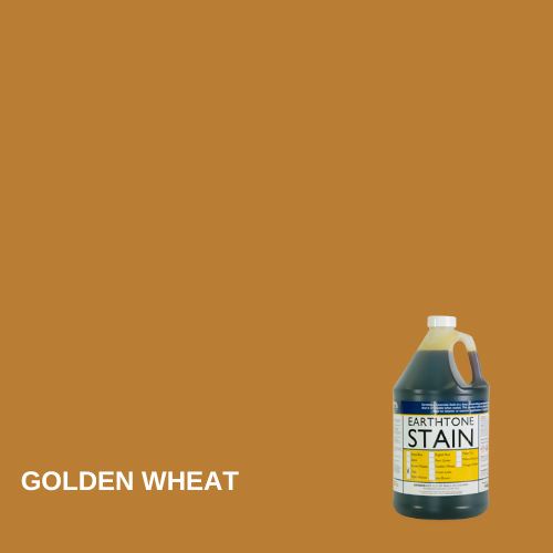 Earthtone Concrete Acid Stain EZChem Inc Golden Wheat 1 Gallon