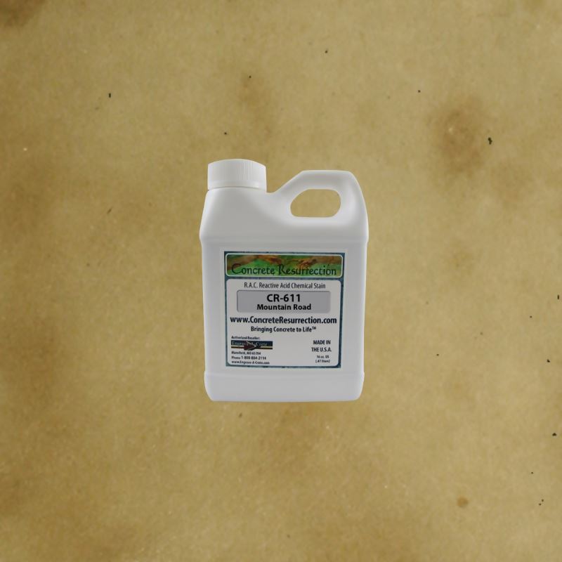 Reactive Acid Chemical (RAC) Concrete Stain Engrave-A-Crete 16 oz Mountain Road