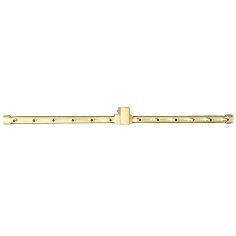 130K BTU 25.75" Linear Brass Burner for Firepits Warming Trends