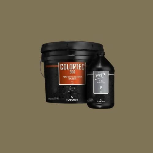 ColorTec 500 Pigmented Concrete Floor Epoxy Surecrete Sand Buff
