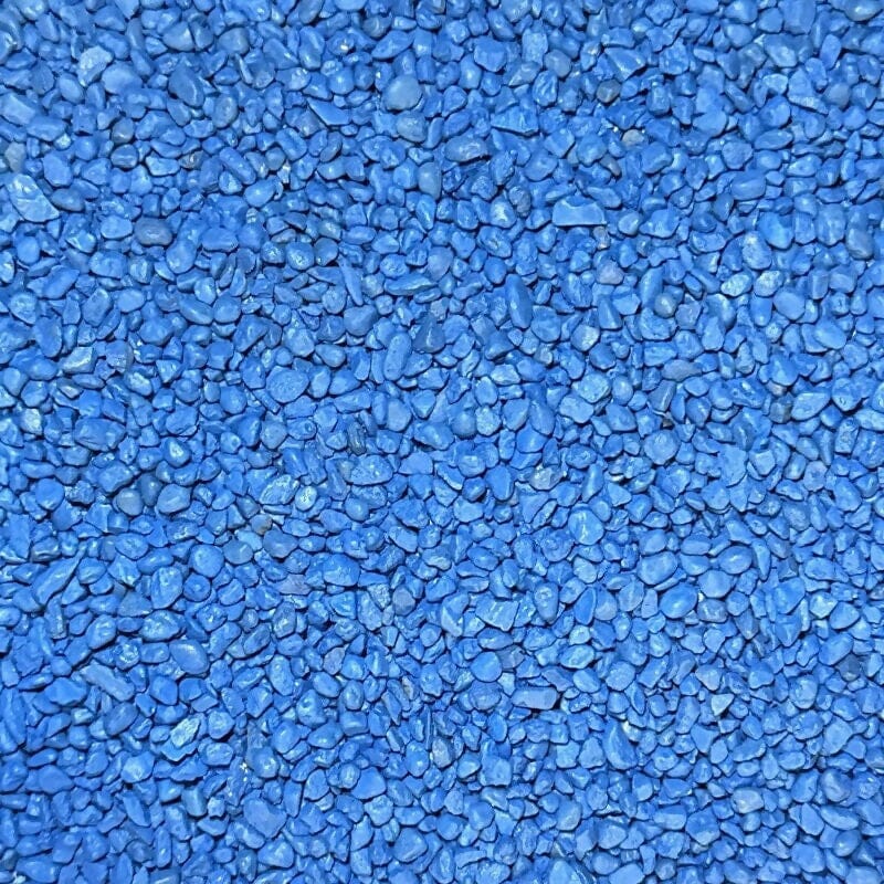 Levi Blue Colored Quartz - 50 lb Consolidated Aggregates Accent
