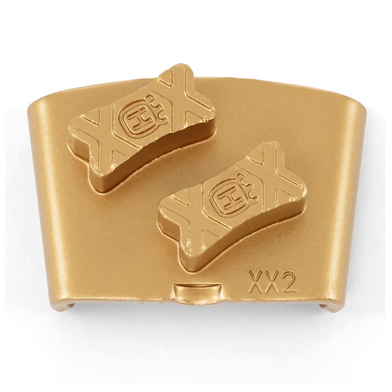 Husqvarna Elite Grind EZ Sharxx - Diamond Tooling for Extremely Hard Concrete - 3-Pack BDC Equipment & Rental Sharxx Gold - 25 grit Double Segment