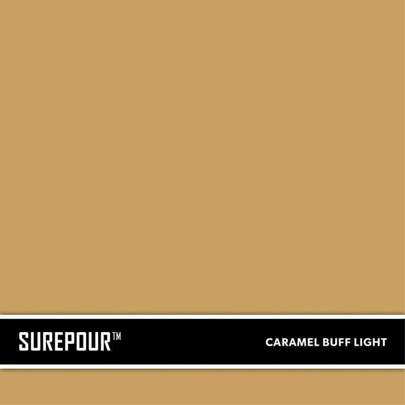 SurePour Concrete Integral Color Sacks for Fresh Concrete 10lb. Surecrete Carmel Buff - Light