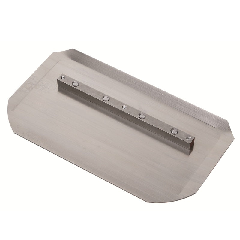 Wagman 8" x 14" Combo Silver Steel Power Trowel Blade (4-pack)
