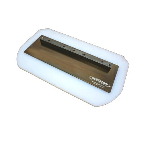 Wagman 8" x 14" Plastic Combo Power Trowel Blade